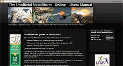 Desktop Screenshot of metalstormforever.blogspot.com