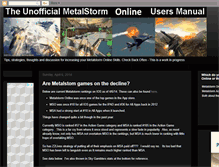 Tablet Screenshot of metalstormforever.blogspot.com