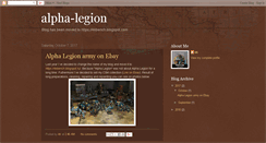 Desktop Screenshot of alpha-legion.blogspot.com