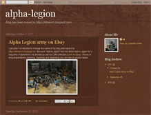 Tablet Screenshot of alpha-legion.blogspot.com