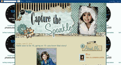 Desktop Screenshot of capturethesparkle.blogspot.com