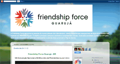 Desktop Screenshot of friendshipforceguaruja.blogspot.com