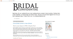 Desktop Screenshot of bridalconfidential.blogspot.com