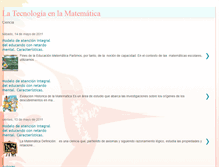 Tablet Screenshot of latecnologaenlamatemtica.blogspot.com