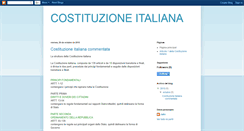 Desktop Screenshot of costituzioneitaliana-baldomar.blogspot.com