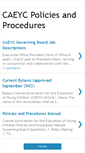 Mobile Screenshot of caeycpoliciesandprocedures.blogspot.com