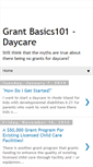 Mobile Screenshot of grantbasics101-daycare.blogspot.com