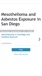 Mobile Screenshot of mesothelioma-sandiego.blogspot.com