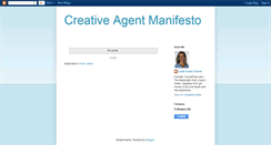 Desktop Screenshot of creativeagentmanifesto.blogspot.com