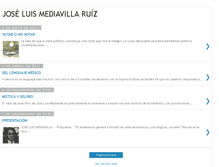 Tablet Screenshot of joseluismediavilla.blogspot.com