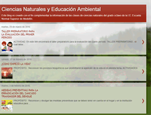 Tablet Screenshot of cienciasnaturales8-b.blogspot.com