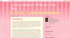 Desktop Screenshot of johnsonashleyedm310.blogspot.com