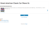 Tablet Screenshot of greatamericanclassiccarshows.blogspot.com