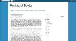 Desktop Screenshot of musingsofdoulos.blogspot.com