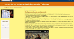 Desktop Screenshot of cristinismos.blogspot.com