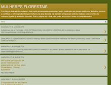 Tablet Screenshot of mulheresflorestais.blogspot.com