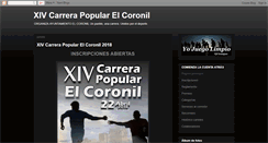 Desktop Screenshot of carrerapopularelcoronil.blogspot.com