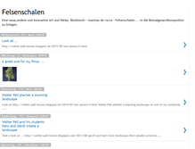 Tablet Screenshot of felsenschalen.blogspot.com