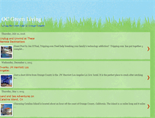 Tablet Screenshot of ocgreeliving.blogspot.com