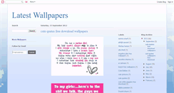 Desktop Screenshot of csrlatestwallpapers.blogspot.com