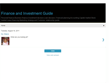 Tablet Screenshot of mktfinance.blogspot.com