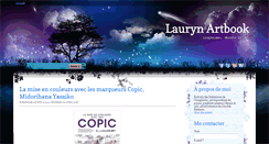 Desktop Screenshot of lauryn-artbook.blogspot.com