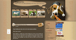 Desktop Screenshot of pamper-pets.blogspot.com