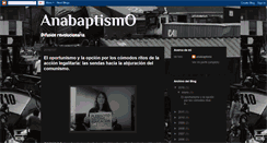 Desktop Screenshot of anabaptismo.blogspot.com
