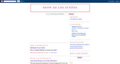 Desktop Screenshot of mishowdelossuenos.blogspot.com