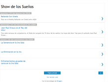 Tablet Screenshot of mishowdelossuenos.blogspot.com