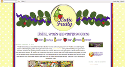 Desktop Screenshot of mycutiefruity.blogspot.com