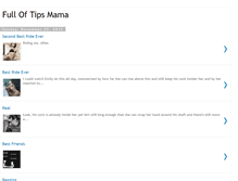 Tablet Screenshot of fulloftipsmama.blogspot.com