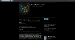 Desktop Screenshot of jutawansains.blogspot.com