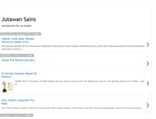 Tablet Screenshot of jutawansains.blogspot.com