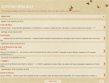 Tablet Screenshot of estudandoaescritura.blogspot.com