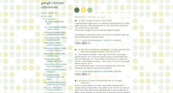 Desktop Screenshot of google-chrome-extensions.blogspot.com