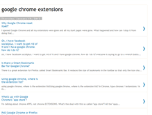 Tablet Screenshot of google-chrome-extensions.blogspot.com