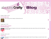 Tablet Screenshot of absolutelycrafty.blogspot.com