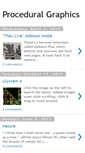 Mobile Screenshot of proceduralgraphics.blogspot.com