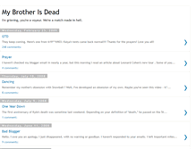 Tablet Screenshot of mybrotherisdead.blogspot.com