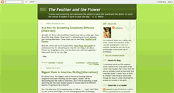 Desktop Screenshot of featherflower.blogspot.com