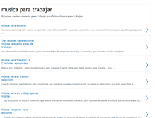 Tablet Screenshot of musicaparatrabajar.blogspot.com