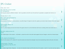 Tablet Screenshot of iplcricket-sumit.blogspot.com