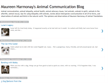 Tablet Screenshot of animalcommunicationnews.blogspot.com