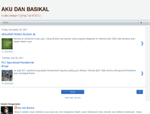 Tablet Screenshot of akudanbasikal.blogspot.com