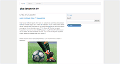 Desktop Screenshot of livestreamontv.blogspot.com