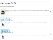 Tablet Screenshot of livestreamontv.blogspot.com