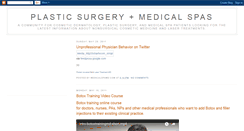 Desktop Screenshot of plasticsurgeryspas.blogspot.com