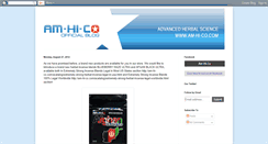 Desktop Screenshot of officialamhico.blogspot.com