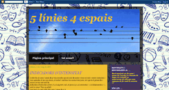 Desktop Screenshot of 5linies4espais.blogspot.com